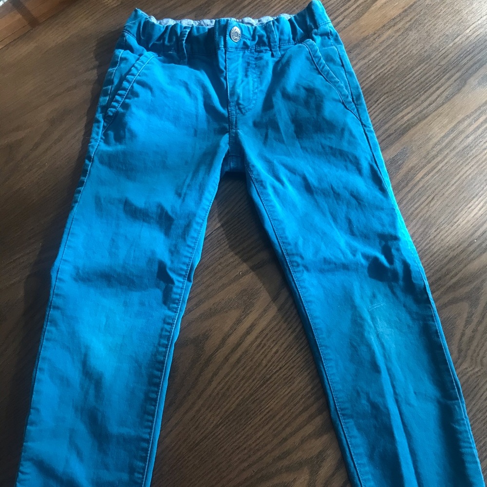 Turquoise chinos